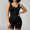 Moldeador Corporal de Una Pieza de Comercio Exterior para Mujer, Moldeador de Una Pieza con Soporte Fuerte para Abdomen y Glúteos, Tallas Grandes para Esculpir y Dar Forma al Cuerpo, Encaje