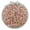 8mm de vidro gelo transparente dupla talão de tinta florescendo contas de ouro DIY artesanal colar pulseira jóias acessórios contas soltas