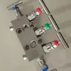 Transmissor de Pressão Diferencial 3051 com Válvula de Bloqueio e Ventilação de Cinco Vias Manifold de Cinco Vias em Aço Inoxidável Manifold de Cinco Vias Tipo Flange