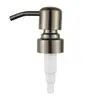 Fabricante de Longan Personalizado Acero Inoxidable F17 304 Bomba para Loción Metal Boquilla de Presión para Lavado de Manos Color Esfera de Bronce