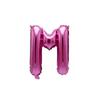 Globo de aluminio de 16 pulgadas con letras A a Z para decoración de bodas y celebraciones.