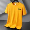 Playera de Algodón Puro de 220g de Peso Pesado para Hombre y Mujer, Casual y Versátil para Estudiantes, Manga Corta, Ropa de Pareja, Camiseta Básica de Manga Corta