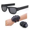 Pulsera de Anillo de Silicona, Anillo a Presión Gafas de Sol, Fácil de Llevar al Ciclismo y Viajar, Protección UV Plegable Personalizada