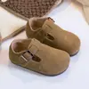 Sapatos infantis Birkenstock, sapatos para meninas, novos modelos primavera e outono 2026, mocassins de couro genuíno para bebês meninos, sapatos casuais, sapatos de couro