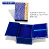 Caja de brocado retro de bambú con tapa abatible caja de almacenamiento de jade Wenwan para té Jianzhan caja de regalo para pieza de mano de jade Wenwan