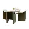 Recepción de Salón de Belleza Lujo Ligero Moderno Oficina de Ventas Departamento de Ventas Negociación Mesa Redonda Pequeña Mesa de Negociación Combinación de Mesa y Silla de Negociación