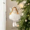 Nueva Falda de Gasa Colgante de Niña Ángel Suministros de Decoración Navideña Adorno para Árbol de Navidad Disfraz de Fiesta Regalo de Festival