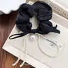 Corea del Sur Anillo para el Cabello de Lazo Suave de Alta Calidad con Perlas Cuerda para el Cabello de Perla Dulce Versátil Alta Elasticidad