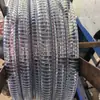 Manguera de PVC transparente con alambre de acero, color, especificaciones y longitud personalizadas, tubería de alambre de acero engrosado resistente a la presión en espiral desde la fábrica de origen
