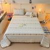 Nova Cobertura de Cama de Fleece de Algodão Conjunto de Três Peças Cobertura de Cama de Algodão Puro de Peça Única Sanduíche de Algodão Lavado Cobertura Kang de Veludo Espesso para Bebê