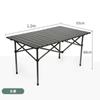 Mesa dobrável ao ar livre de fábrica mesa portátil e cadeira de acampamento mesa de piquenique churrasco mesa de rolo de ovo cadeira de lazer conjunto completo de equipamentos