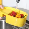 Cesto Drenador de Lixo de Cozinha Tipo Selim Drenador de Lixo para Pia de Cozinha Suporte de Drenagem para Pia Multifuncional Prateleira de Armazenamento