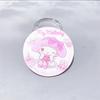 Acrílico redondo criativo dos desenhos animados Sanrio coaster ins bonito isolação coaster diy dupla transparente seleção coaster