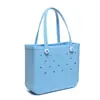 Bolsa de Playa EVA Transfronteriza Nueva de Verano Portátil al Aire Libre Bolso de Mano con Agujeros Duradero Casual Gran Capacidad Prueba