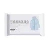Toallitas para chaquetas de plumas toallitas de limpieza sin enjuague toallitas de higiene para ropa portátiles eliminación de manchas eliminación de grasa limpieza de zapatos sin lavado viaje