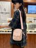 Bolsa de Tela Pequeña para Mujer Estilo Japonés Ins Lindo Lazo Bolso de Hombro para Estudiante Estilo Chica Suave Estilo Mori Estilo Chica Cartera Pequeña