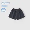 Shorts de verão para meninas jellybaby, jeans infantis, calças duráveis para crianças maiores, roupas de verão respiráveis e leves para bebês