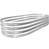 Kit de Cama de Jardín Elevada Galvanizada Amazon Transfronterizo, Cama de Plantación de Jardín, Maceta Galvanizada de Jardín, Caja de Plantación de Metal