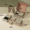 Caixa de Armazenamento de Joias com Textura de Tijolo para Venda no Atacado Caixa para Conjunto de Anéis e Brincos Caixa de Presente para Colares e Pulseiras Caixa de Embalagem para Joias