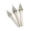 Varilla de rectificado de diamante, cabezal de rectificado de diamante, aguja de rectificado de jade, herramienta de pulido y pelado de ámbar y jadeíta, aguja puntiaguda de 6 mangos