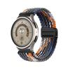 Fivela Magnética de Laço Pulseira de Relógio Trançada de Círculo Duplo Adequada para Relógios Samsung Huawei 20 22mm Pulseira de Pulso Magnética de Nylon