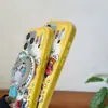 Funda para Teléfono Móvil Bicchibao Fish Apple 17Promax con Correa de Dibujos Animados Adecuada para 16Pro Magnética de Doble Capa 15Pro/14