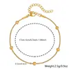 Conjunto de Pulseras Populares Transfronterizas Europeas y Americanas de Acero Inoxidable, Cadena Electroplateada Simple y Elegante, Joyería Ajustable, Suministro de Comercio Exterior
