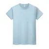 Camiseta 100% Algodão com Logo Personalizado, Gola Redonda Elegante de Manga Curta para Trabalho, Camisetas Culturais para Publicidade em Grupo, Roupas de Trabalho, Bordado e Estampagem