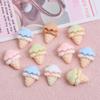 Mini Creativo Helado Comida Juego DIY Accesorios de Joyería Pegamento Crema Resina Pequeños Accesorios Horquilla Material de Manicura Bolsa