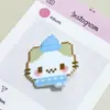 Nuevo Mosaico de Gato Pixelado Dibujos Animados Acrílico Accesorios Pasador DIY Tocado Colgante para Teléfono Móvil Flor Decorativa para Zapatos