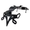 Adecuado para accesorios de modificación de soporte de matrícula para motocicleta Yamaha R3 3 placas de matrícula placa de cola corta