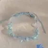 Pulsera de Piedra Natural y Concha Pulsera Trenzada Dopamina Estilo Vacaciones en la Costa de Verano Pulsera con Colgante de Concha