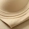 Pedido de Comércio Exterior Waffle Japonês Veludo Franzido Sutiã Sem Aro, Bojo Fixo Fino, Lingerie Sem Costura