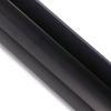 Perfil Extruido de Plástico Pvc Negro Ranura en U Accesorios de Productos de Plástico Perfil de Plástico Ranura para Tarjetas Hecho Según Dibujos