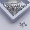Contas de cristal de vidro em formato de diamante, contas de bordado 4mm costuradas à mão, kit de material para miçangas artesanais, kit de contas soltas para vestido de noiva DIY