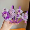 Diadema Morada Kouromi para Niños y Niñas, Liga para el Cabello Presionada, Diadema, Lindos Clips para el Cabello con Flequillo de Bebé, Tocado