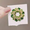 Broche de Flor de Espina de Lujo Ligero de Moda, Broche de Cristal Elegante y Moderno para Mujer, Pin Anti-Exposición, Accesorio para Ropa