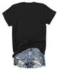 Camiseta lisa de color sólido para comercio exterior europeo y americano, pedido mínimo, camiseta con cualquier texto, patrón a figura, camiseta de dama, punto