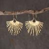 Pendientes colgantes con forma de girasol, estilo bohemio retro Mingcheng, creativos, sencillos, para fiestas, regalo al por mayor