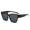 Set de gafas TR90 portátil de un solo lente doble propósito gafas de sol de moda nuevas para exteriores conducción de cerca gafas de sol polarizadas