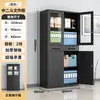 Archivero Metálico de Oficina de Acero con Cerradura Gabinete de Almacenamiento Gabinete de Cristal Gabinete de Archivo Gabinete para Documentos Gabinete para Comprobantes Financieros