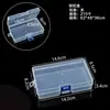 Fabricante Caja de Plástico Transparente Rectangular para Herramientas de PP Caja de Embalaje para Piezas con Tapa Caja de Almacenamiento Cajón de Almacenamiento al por Mayor