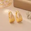 Banho de Ouro Real sobre Cobre, Argolas de Prata 925 em Várias Camadas, Design Criativo, Brincos de Moda de Alta Qualidade para Mulheres, Brincos Estilo Ins Europeu e Americano