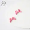 Mariposa de Esmalte Pintado con Agujero Vertical Dorado, Accesorios Coloridos para Cadena de Teléfono DIY, Accesorios para Llavero