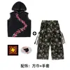 Conjunto de Pantalones Camuflados Modernos para Street Dance Infantil Hip-Hop Niños y Niñas Atuendo de Baile de Verano Ropa de Hip-Hop para Actuación Infantil