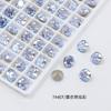 Dongzhou Cristal Redondo Arte de Uñas Diamante Venta al por Mayor Ss39 Flash K9 Fondo Puntiagudo Diamante de Vidrio 53 Cortes Diamante Pila Accesorios de Joyería