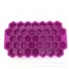 Molde de silicona con tapa para hielo en forma de panal de 37 cm, molde de silicona para hielo en forma de panal celular, molde para helado, caja para bloques de helado