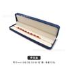 Caja de microfibra personalizada de alta gama para guardar anillos, collares y cadenas, cuadrada, redondeada y verde, para guardar joyas y pulseras.