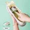 Cepillo para Zapatos de Mango Largo Que No Daña los Zapatos, Especial para Niños y Bebés, Cepillo de Plástico de Cinco Caras para Lavandería y Limpieza de Zapatos, Portátil para Uso en Casa, Adecuado para Tenis