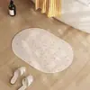 Alfombrilla absorbente de tierra de diatomeas dura de dibujos animados personalizada, alfombrilla de pie de secado rápido para baño, alfombrilla de pie antideslizante para entrada de baño y inodoro